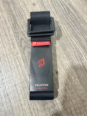 Peloton Black Yoga Stretch Strap with Metal Buckle size 10x 1.5